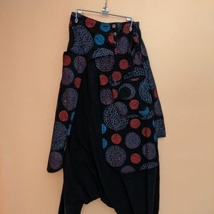 Drop crotch Thai style fisherman pants